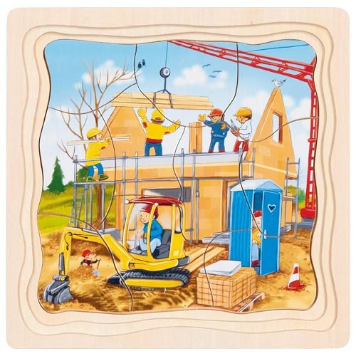 Puzzle de capas, construimos una casa