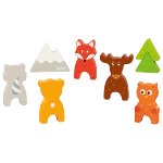Puzzles, animaux de la forêt