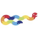 Floor puzzle snake