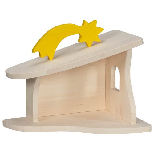 Stall, Krippe, montiert