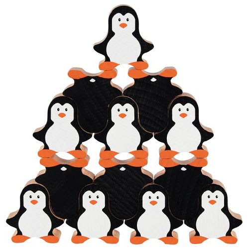 Penguin stacking game