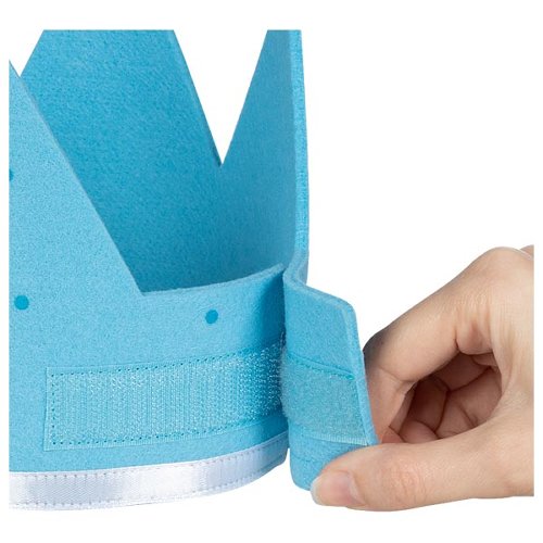 Geburtstagskrone blau