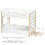 Bunk bed with slide